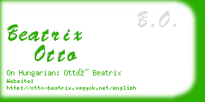 beatrix otto business card